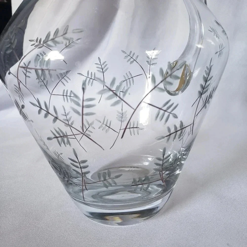-Noritake crystal pitcher